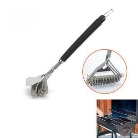 BBQ Grill Cleaning Tools for Grill Cooking Grates (Color: Silver, Type: Kitchen Supplies)